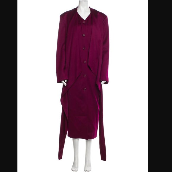 SIES MARJAN Wrap Tie Coat - Picture 3 of 5